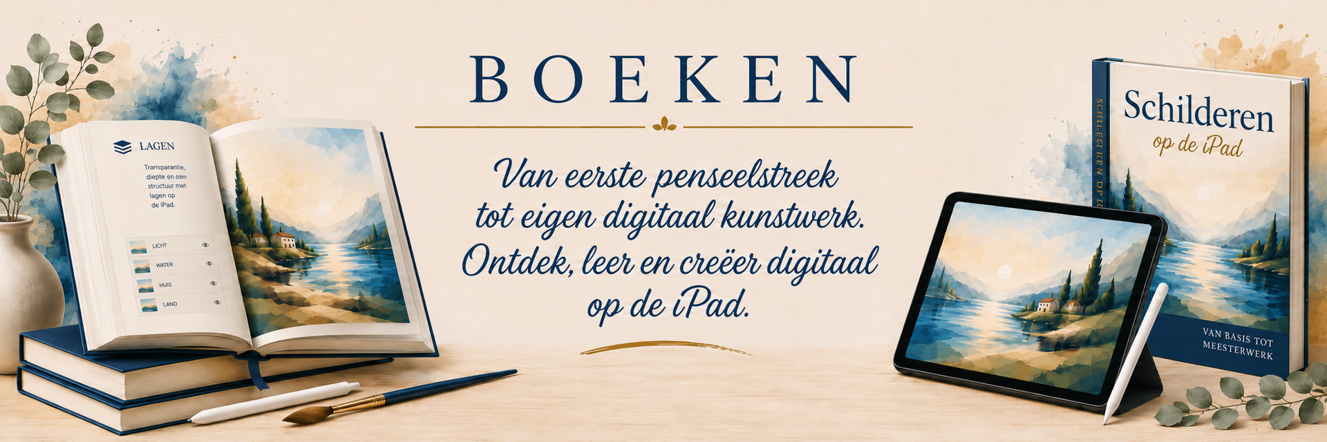 Boeken over Procreate op de iPad